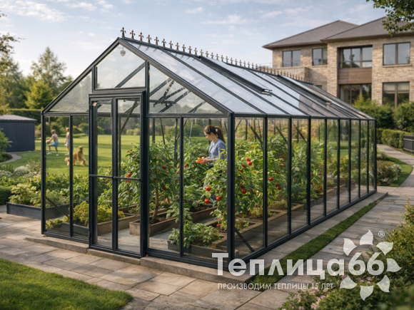 Теплица Рада Гарденикс PRO под стекло, ширина 3,0 м. (калькулятор)